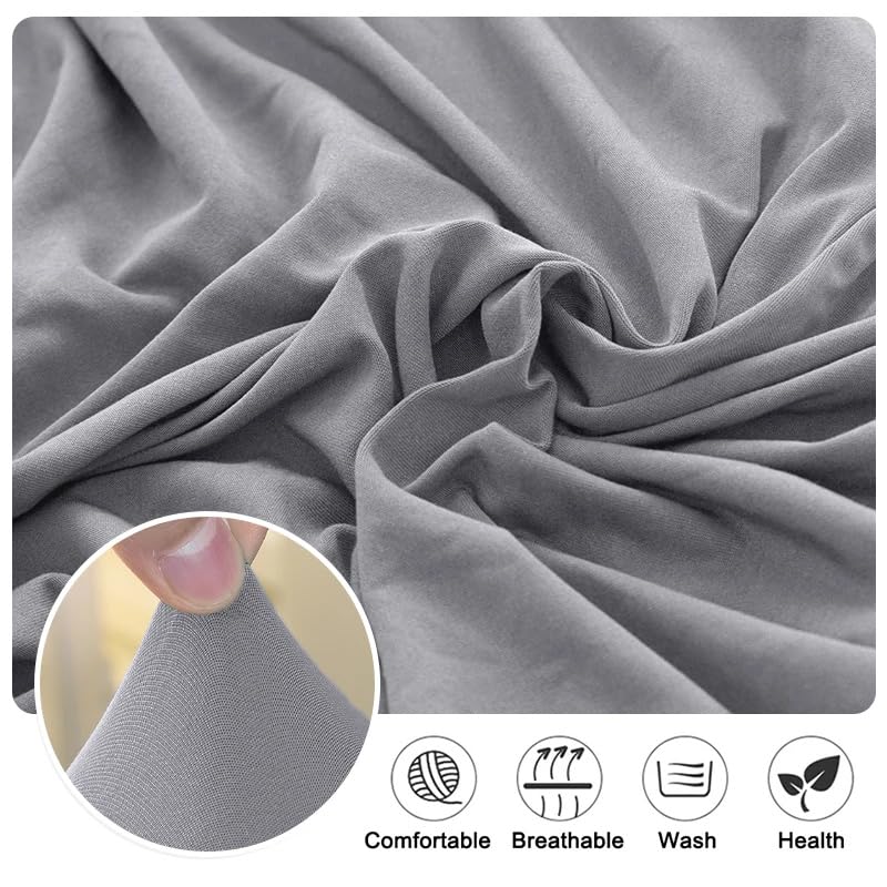 Rakila Coprisedia Elasticizzati 2 Pezzi – Fodere Rimovibili In Spandex A Forma Di Foglia Di Loto, Blu Navy, Per Eventi - 3