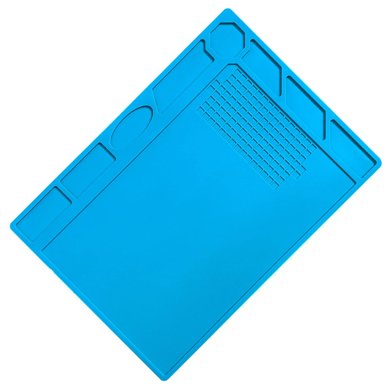 Soldering Station Mat Antistatic High Temperatures Resistance Silicone Work Mat for Electronic Phone Laptop Silicone Work