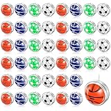 Liliful 50 Pcs Yo Yo Bulk, Yoyos Toys for Boys Girls Party Favors for Birthday Classroom Bag Fillers Carnival Prizes Xmas Gift(Multicolor,Soccer)