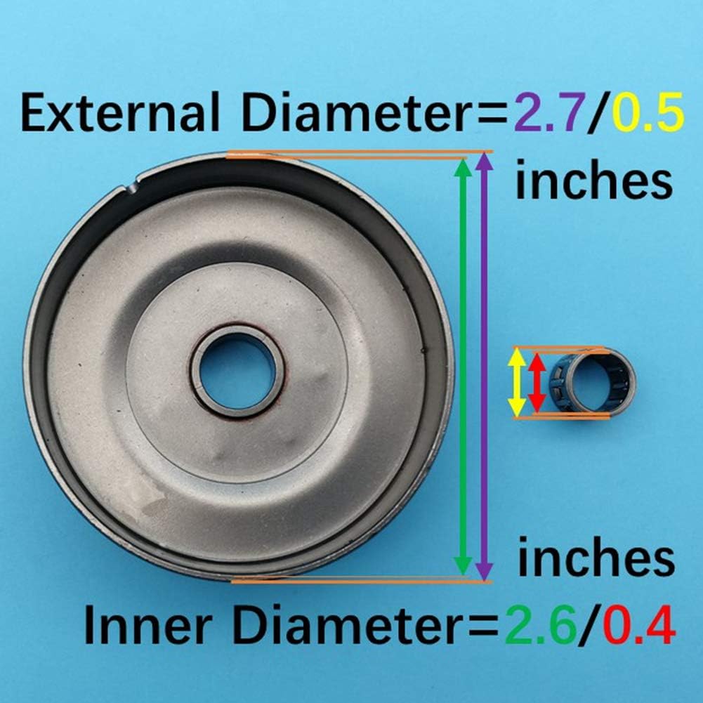 Clutch Drum Sprocket Needle Bearing Compatible with Stihl 017 018 021 023 025 MS170 MS180 MS210 MS230 MS250 MS 170 180 210 230 250 chainsaw 7 Teeth New Z172