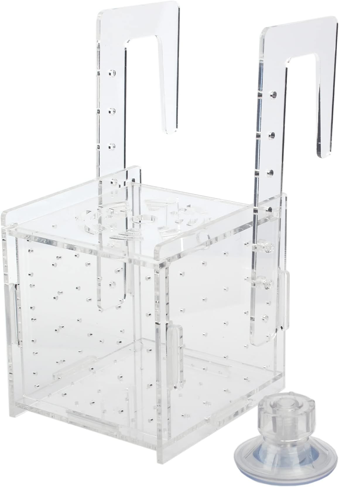 Alfie Pet - Carlo Hang-on Nursery Fish Tank with Isolation Breeding Hatchery - Size: Small