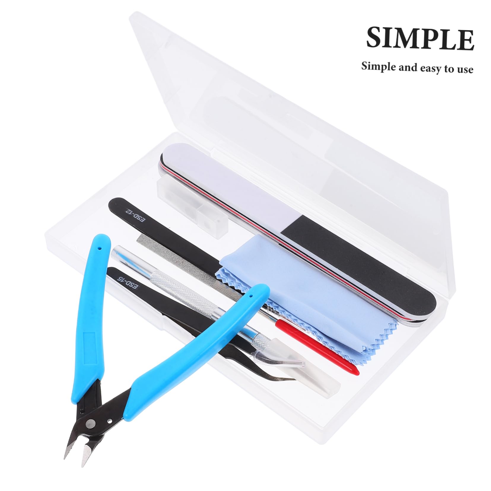 Homoyoyo Kit per Modellismo di Strumenti per Costruzione Assemblaggio e Riparazione di Modelli di Giocattoli Leggero e Portatile Adatto per Principianti ed Esperti Hobbisti
