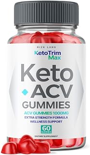 rize labs - Keto Trim Max ACV Gummies for Advanced Weight Loss with Apple Cider Vinegar Supplement Reduces Belly Fat Provides Extra Strength (60 Gummies)