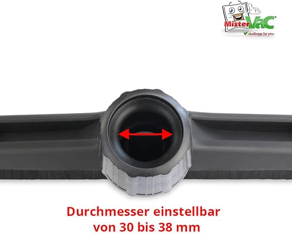 MisterVac | Universal Broom Floor Nozzle Replacement Nozzle Compatible with MPBEKING ZD110