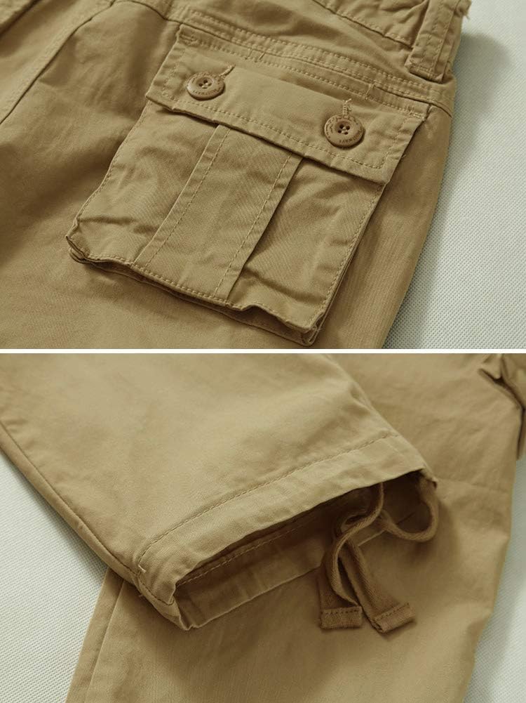 TRGPSG Women's Casual Combat Cargo Pants, Cotton Outdoor Camouflage Military Multi Pockets Work Pants - Image 6