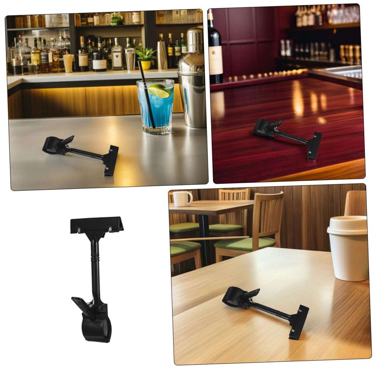PartyKindom 21pezzi Clip Rotanti in Plastica per Cartellini Prezzi Porta Cartellini Clip per Esposizione Cartelli Prezzi Adatto per Negozi al Dettaglio Supermercati e Espositori Frutta