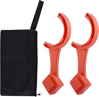 2pcs Universal Rv Sewer Hose Wrench,Rv Sewer Hose Fitting Wrench,with Storage Bag,Fits 3/4 Inch Male/Female Rv Sewer Caps,Rv Sewer Cleanout Plug Cap Wrench,Rv Sewer Fittings(Orange)