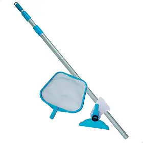 Kit Manutenção P/ Piscina - Peneira E Aspirador (cabo 2,39m) Intex