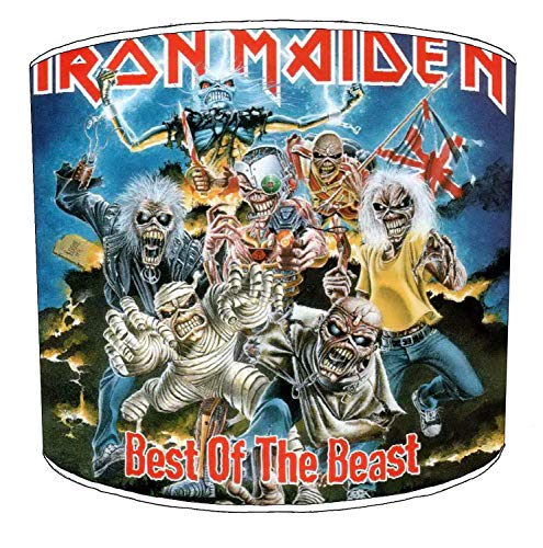 Premier Lighting Ltd 25cm Iron Maiden Rock Bands Lampenschirme5 Für eine Tischlampe Cover
