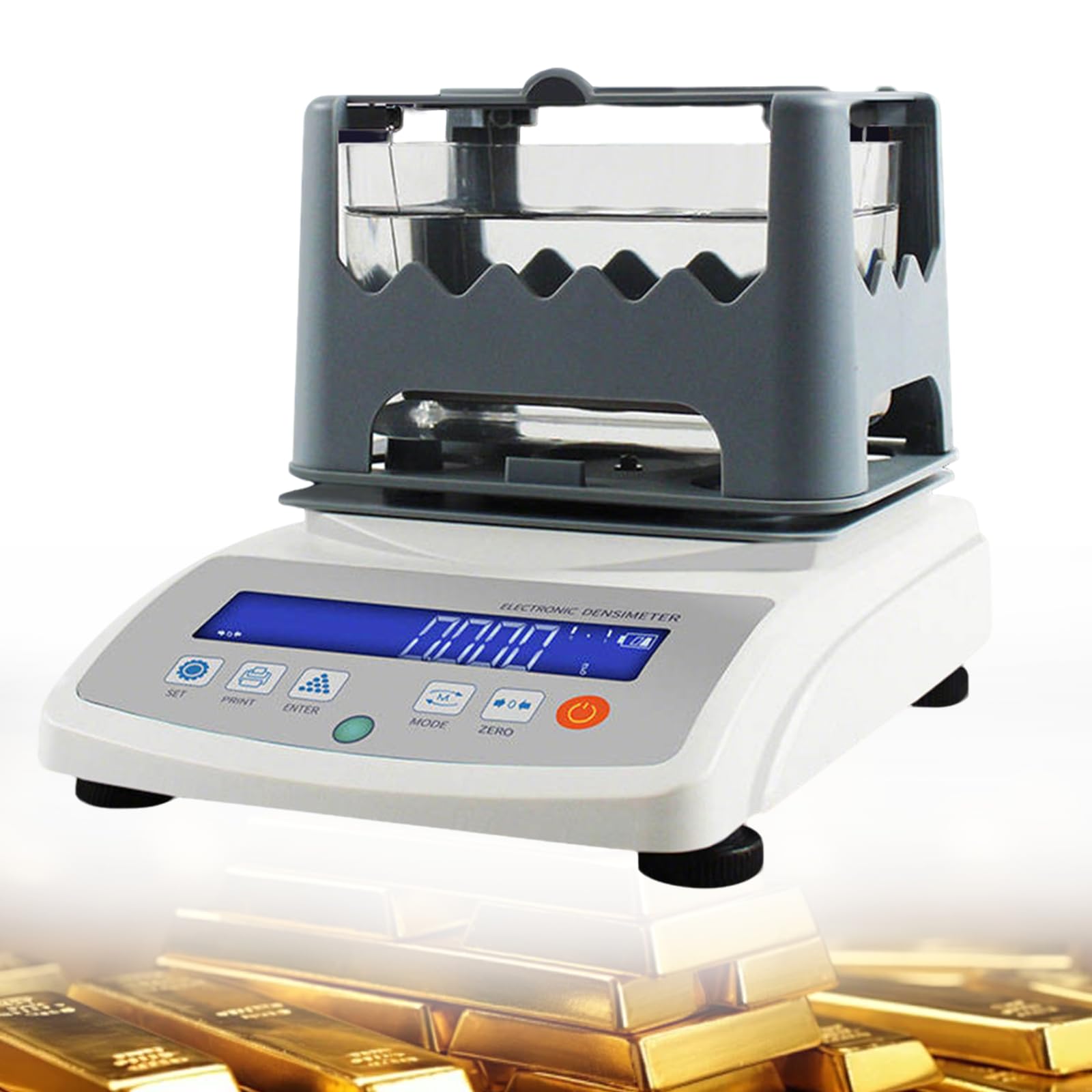 Probador digital de pureza de oro con pantalla LCD para joyas y metales preciosos, dispositivo preciso y fácil de usar para evaluar oro y plata