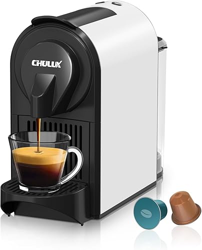 CHULUX Máquina de espresso para cápsulas compatibles con Nespresso mini cafetera de café de una sola porción para cápsulas Expresso bomba ODE