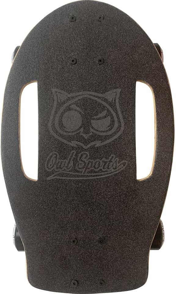 Owl Sports Skate City Cruiser com Shape 7 Folhas, Trucks 175mm Alumínio, Rodas 60mm PU