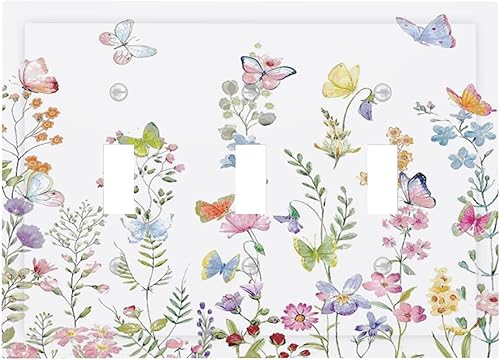 Miniatura 92 de Cubierta de Interruptor de Luz de Palanca de 1 Gang con Estampado de Bosque de Pinos Rústico Campestre, Cabaña Lodge Granero Bosque Forestal de