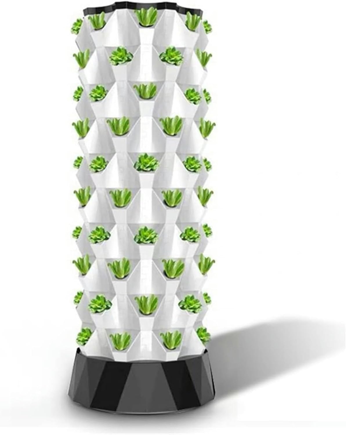 Hydroponic Tower Growing Sytem Hydroponics Tower Growing System, Indoor Plant Water Cycle Garden Growing Systems Vertical Hydroponic Aeroponic Tower Easy to Install and Operate~/