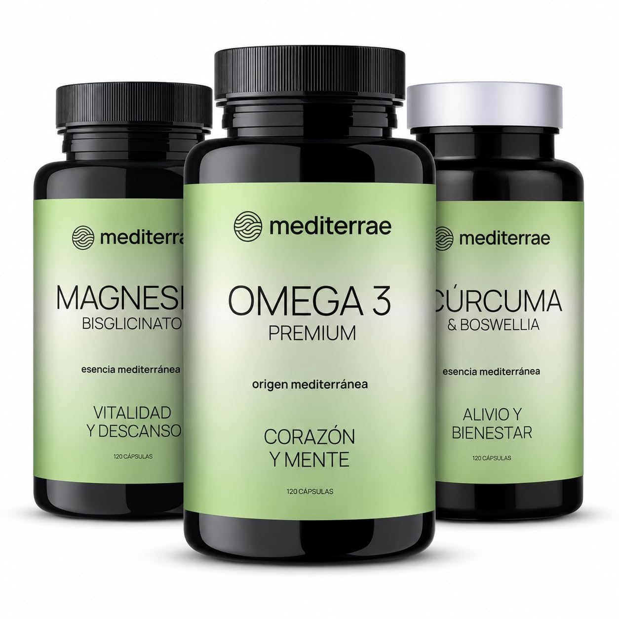 Pack Movilidad y Confort Articular | Omega 3 + Magnesio + Cúrcuma | Articulaciones, Músculos y Bienestar Diario | Mediterrae