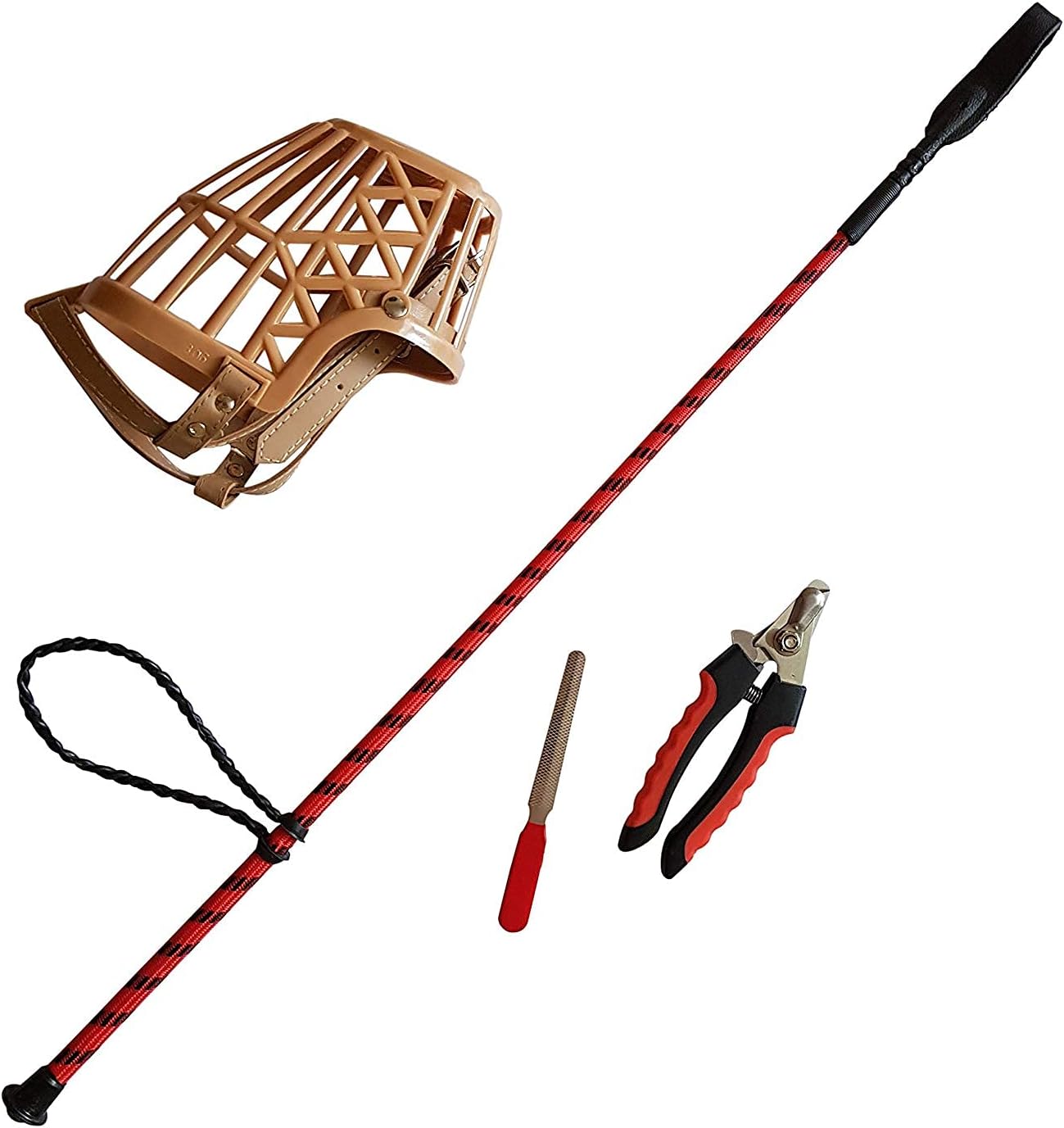 amiciCare Kart Dog Care Stick and Face Mask with Nail Cutter Combo