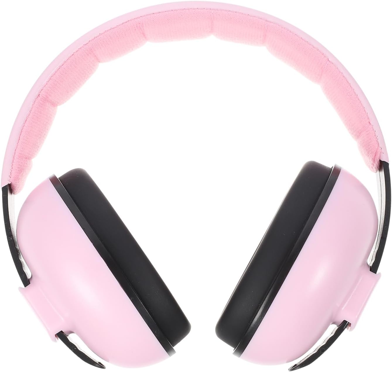 Hearing Protection Earmuffs for Infants, Noise Blocking Ear Protection, Adjustable Pink Headband, Hearing Safety for Sleeping and Travel