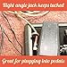 Guitar Cable - 20 ft Instrument Cable for Electric Guitars and Bass Guitars - 1/4 Inch Cable with Right Angle Jack On One End to Secure Your Amp Cord - Braided Design