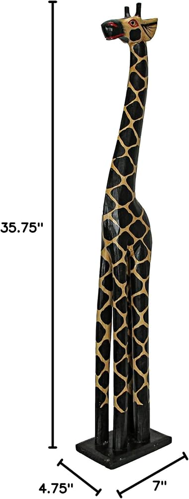 Amazon.com: Zeckos Hand-Carved 36-Inch Tall Hand-Stained Brown