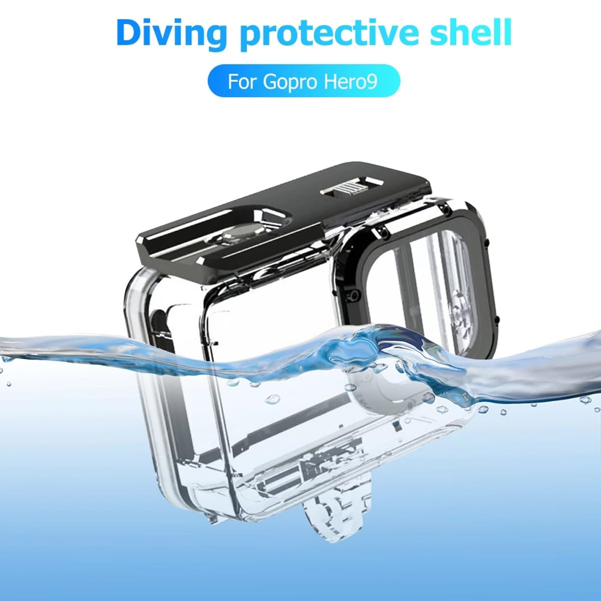 Protettiva Subacquea Immersione 60 Metri Custodia Impermeabile per Go pro Hero 13/12/11/10/9 Nero Action Camera con Accessori