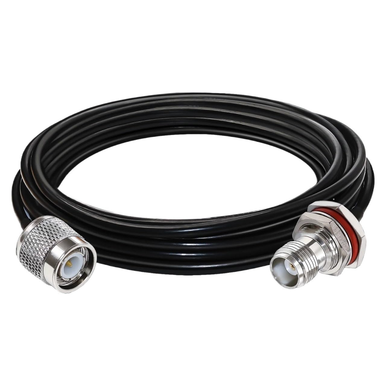 LIHUA RG58 kabel wtyczka męska na żeński W/i/Fi an/te/na przedłużacz kabel koncentryczny o niskiej stracie 30 cm 50 cm 1M-5 m (5 m)