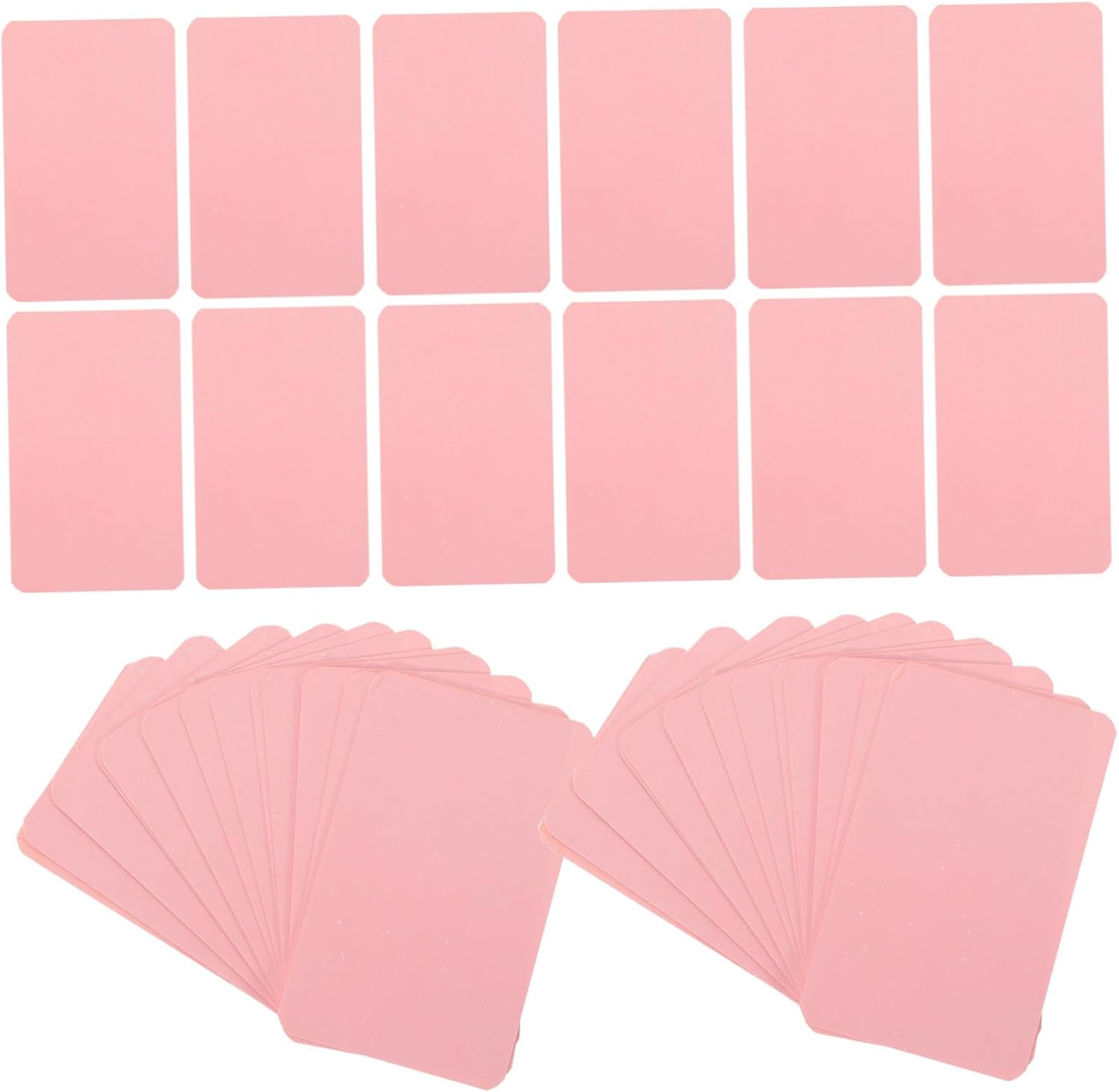 4sets Thickened Graffiti Cards Blank Flash Cards Mini Deck of Diy Word Message Supplies 100pcs*4