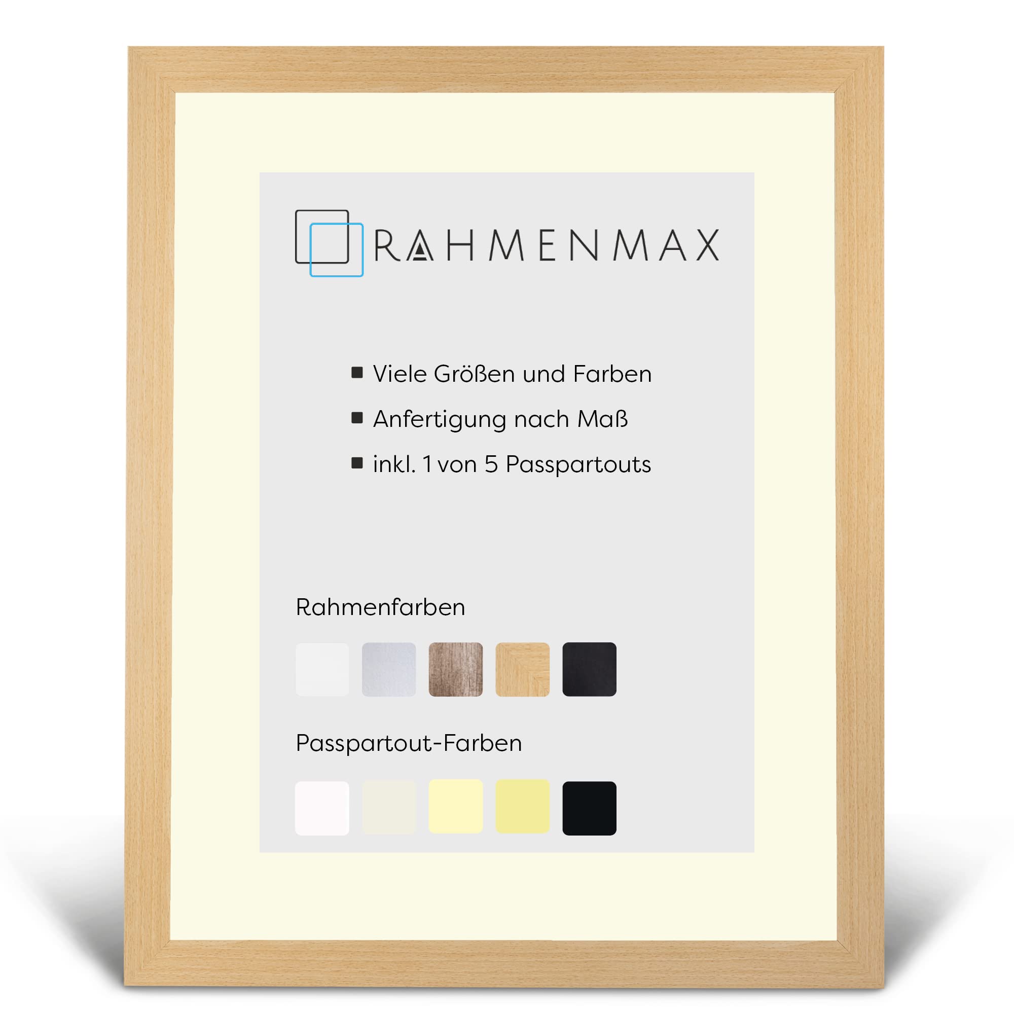 Cadre photo 50x65 cm RahmenMax Morena pour décorer votre salon élégamment