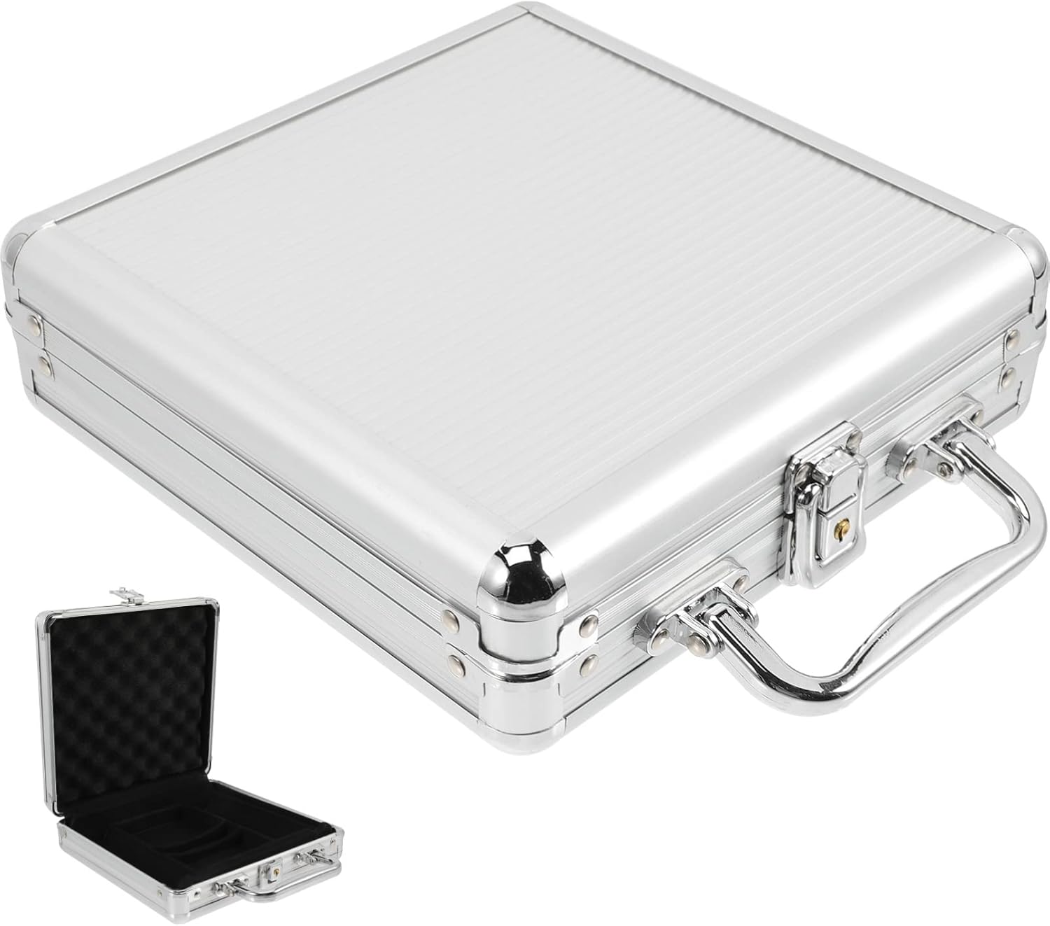 Yardwe Club Poker Chip Holder Poker Chip Case Empty