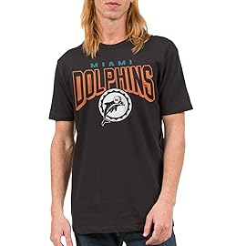 Junk Food Clothing x NFL - Miami Dolphins - Bold Logo - Unisex Adult Short Sleeve Fan T-Shirt for Men and Women - Size Medium