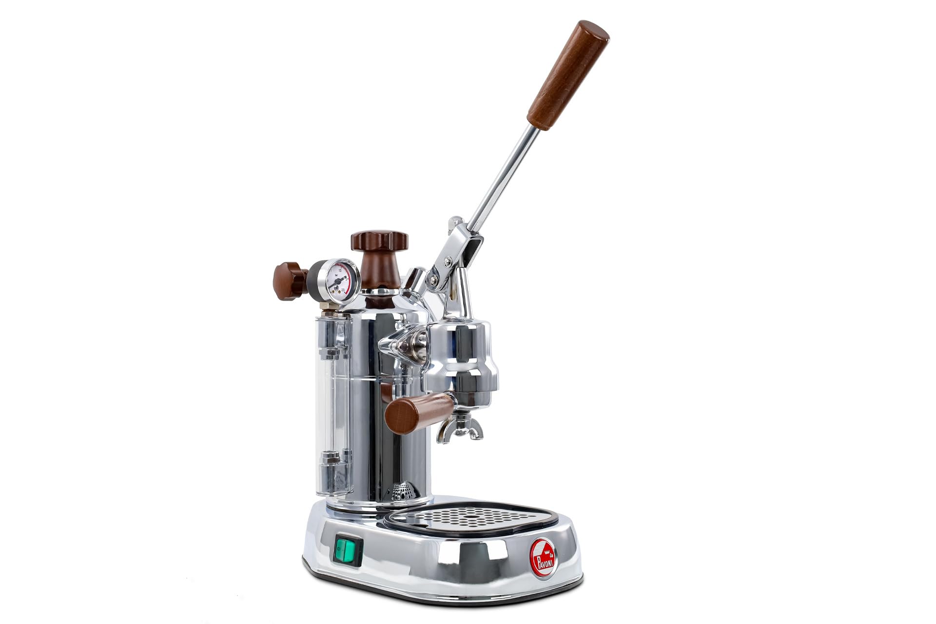 Saeco Professional-Lusso-Holzgriffe, machine à espresso, acier inoxydable, poignées en bois