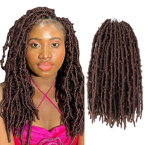 BOHOBABE Short Butterfly Locs Crochet Hair for Black Women 14 Inch 8Pcs 30#