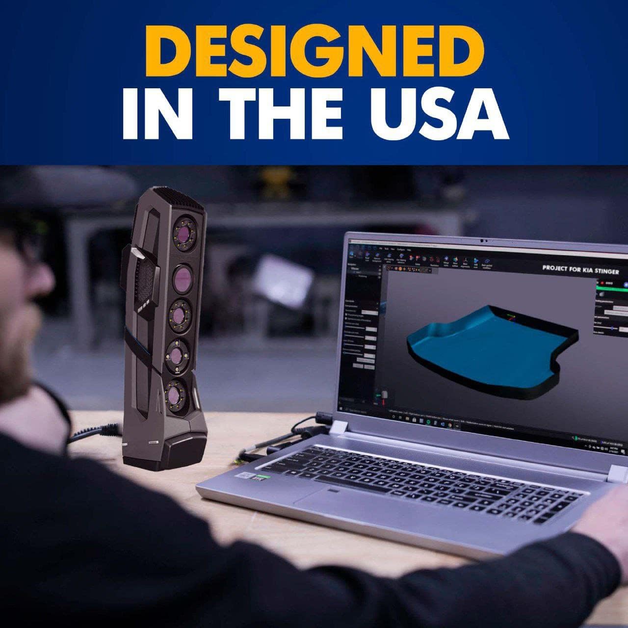 Premium Cargo Liner for Kia Stinger 2018-2023 - 100% Protection - Custom Fit Car Trunk Mat - Easy-to-Wash & All-Season Black Cargo Mat - 3D Shaped Laser Measured Trunk Liners for Kia Stinger (CK) - Image 4