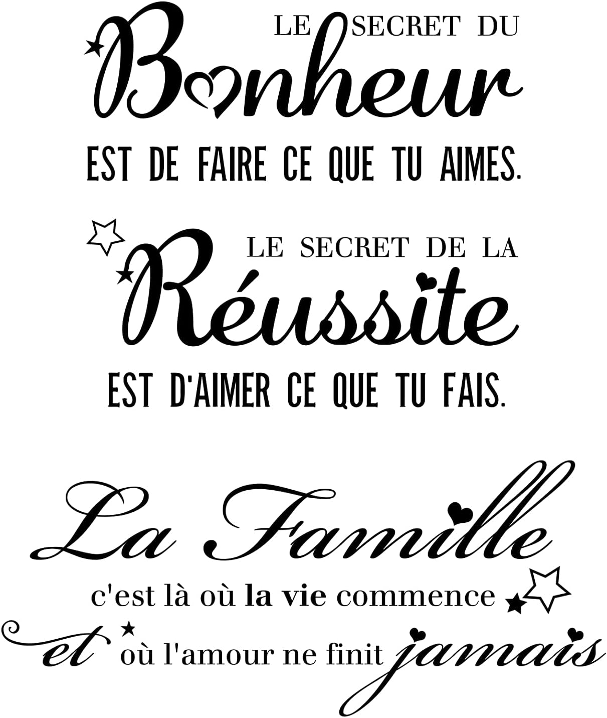 Autocollant Mural 'Sweet Home' Citation Déco Maison - Vinyle Adhésif Moderne