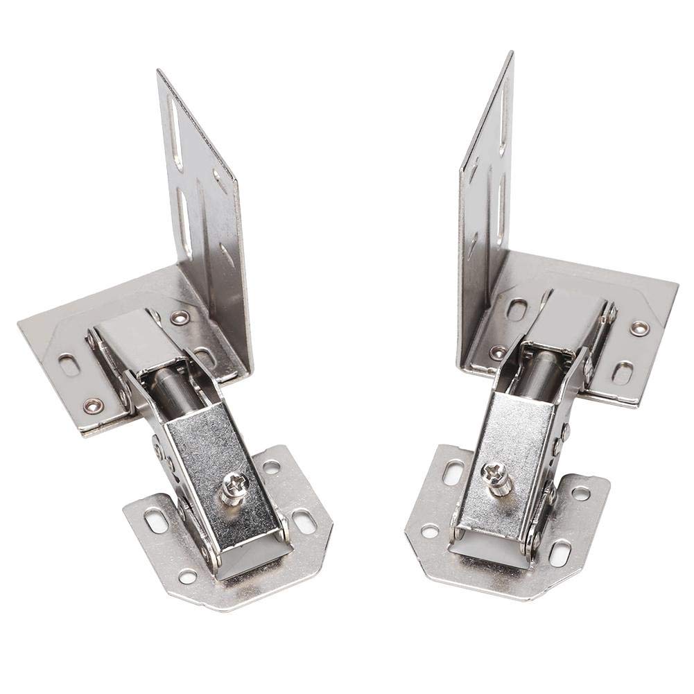 Charnière de porte en acier inoxydable type pont Lot de 2 solides contre usure tiroir meuble