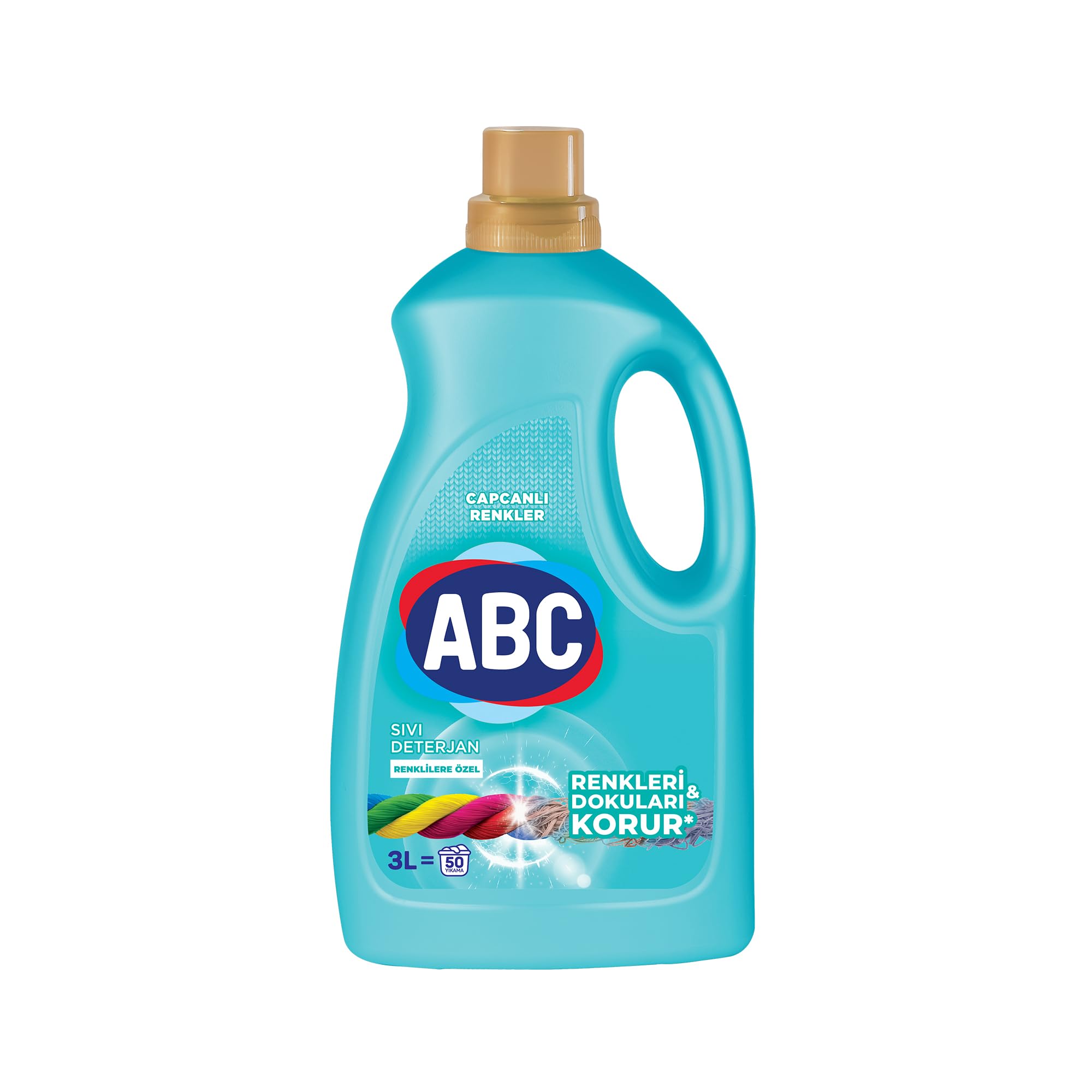 ABC DETERJAN Sıvı Çamaşır Deterjanı Renkliler 3 L