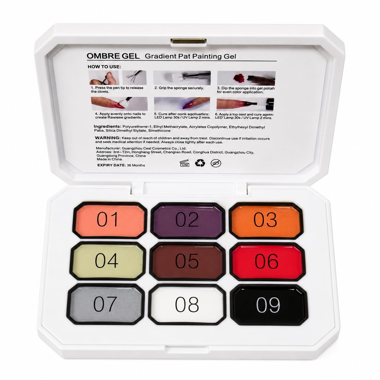 Solid Cream Gel Nail Polish Kit, 9 Versatile Shades, High-Pigment Formula, Leak-Proof Compact Design, Multi-Colour Set for Ombre Nail Art-image-21