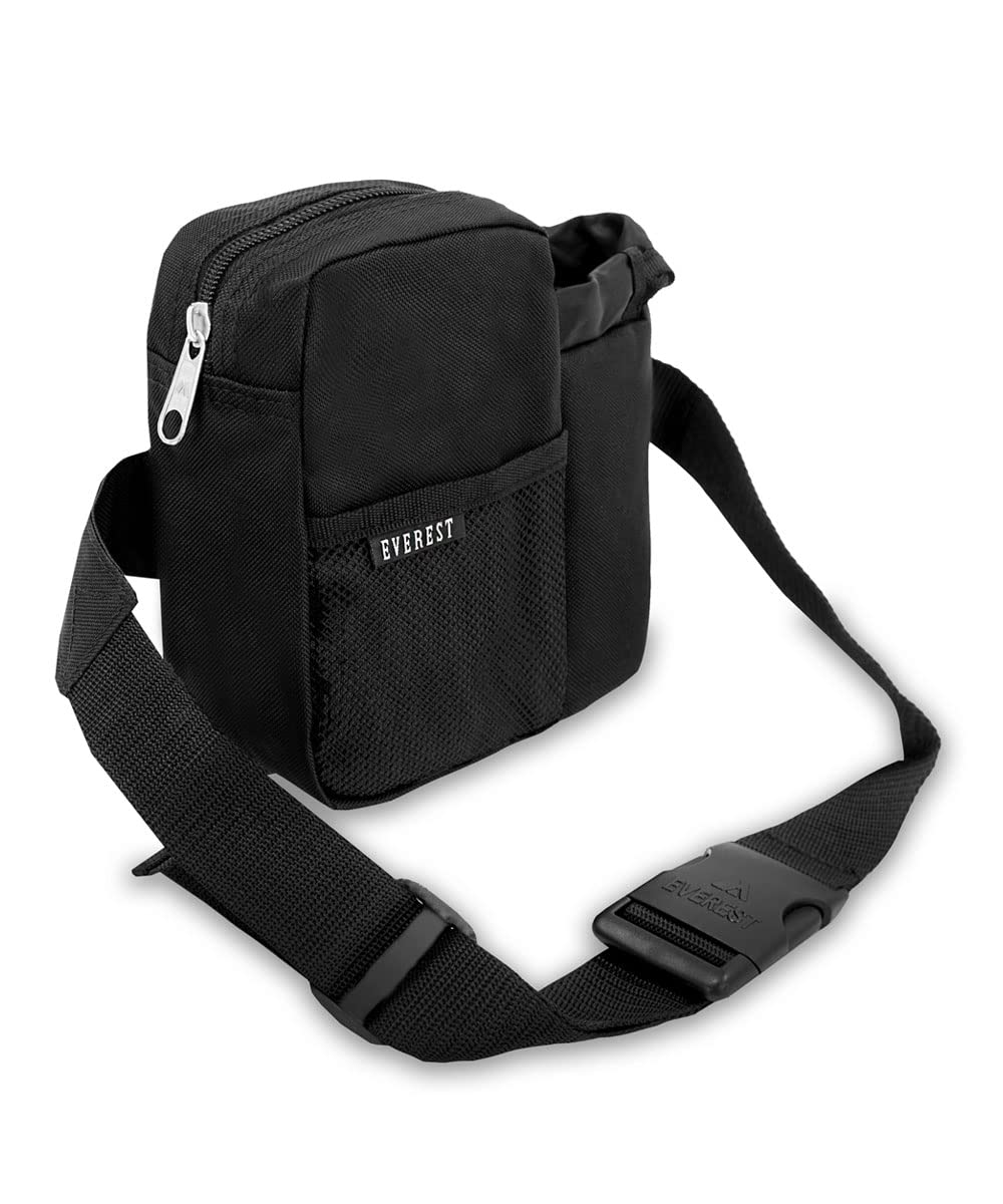 EverestSports Bottle Waist Pack, Black, One Size
