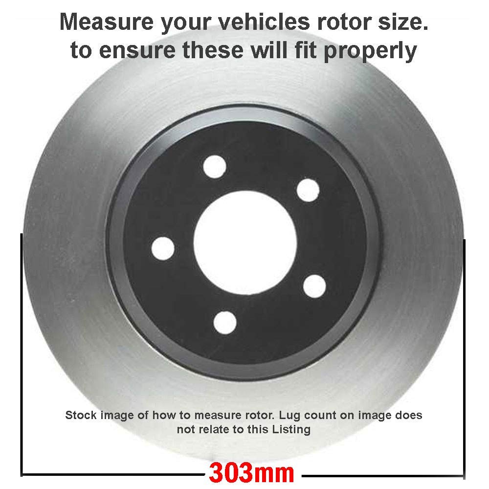 Amazon.co.jp: デトロイト車軸 - 303mm フロントブレーキキット