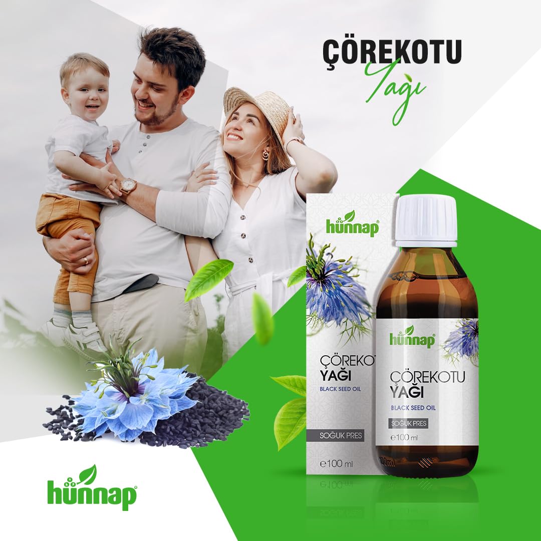 Hünnap Çörekotu Yağı - Likid 100 ML