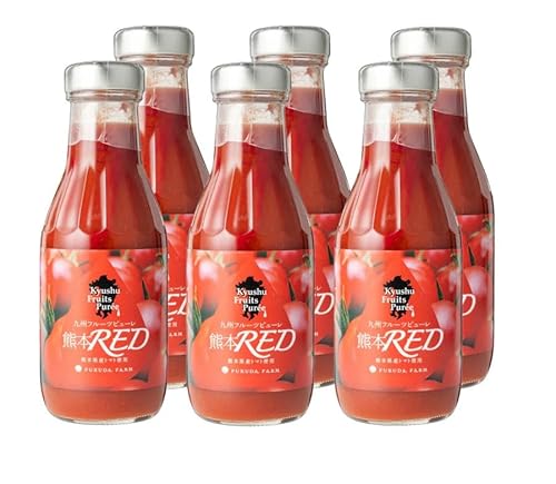 【公式】福田農場 九州果実シロップ 375mL 3倍希釈 割り材 (単品) (トマト(熊本RED)6本セット)