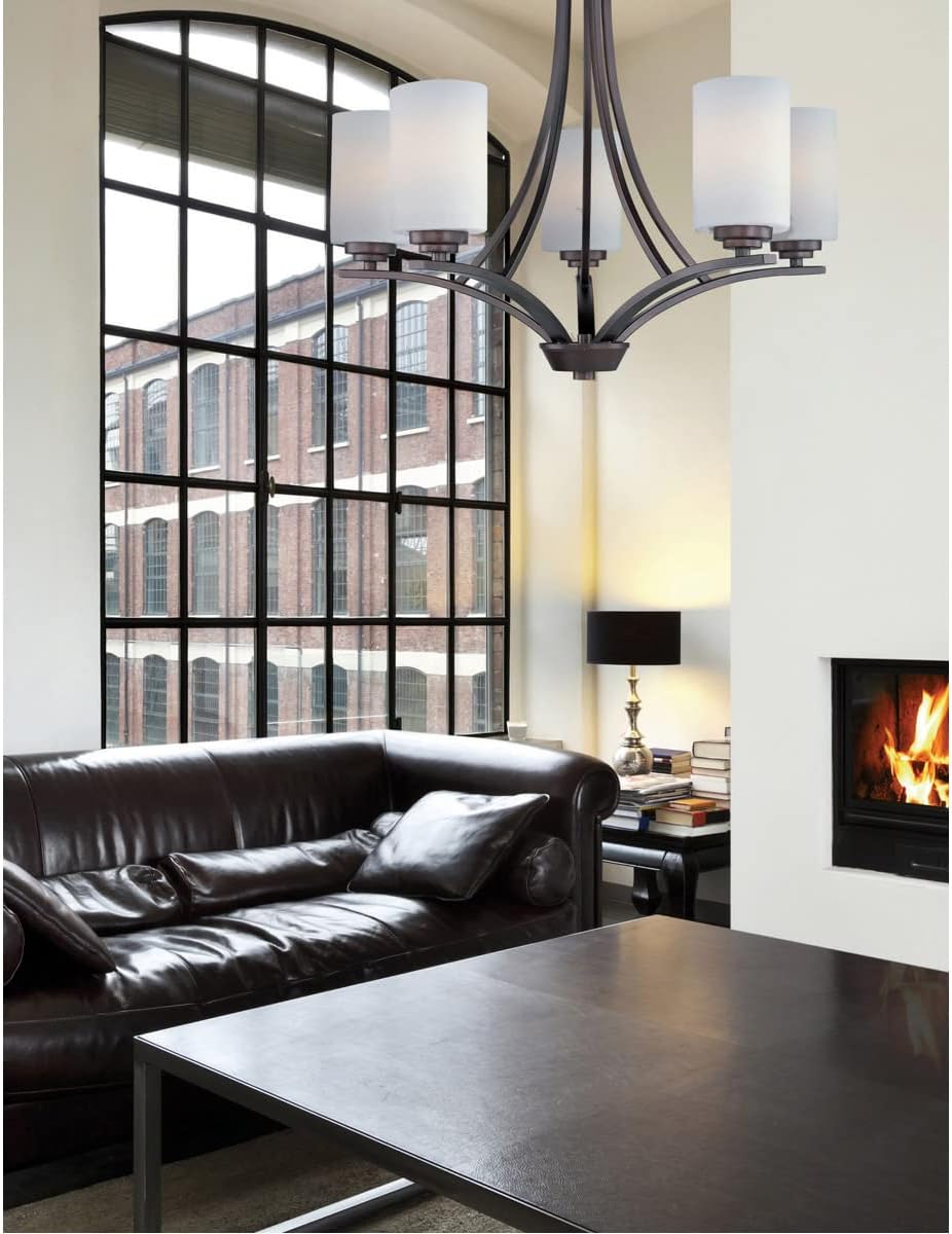 Maxim Lighting Deven 1-Light Mini Pendant | Satin Nickel Finish | Transitional Mini Pendant | Ideal for Kitchen Islands & Breakfast Nooks | 90030SWSN