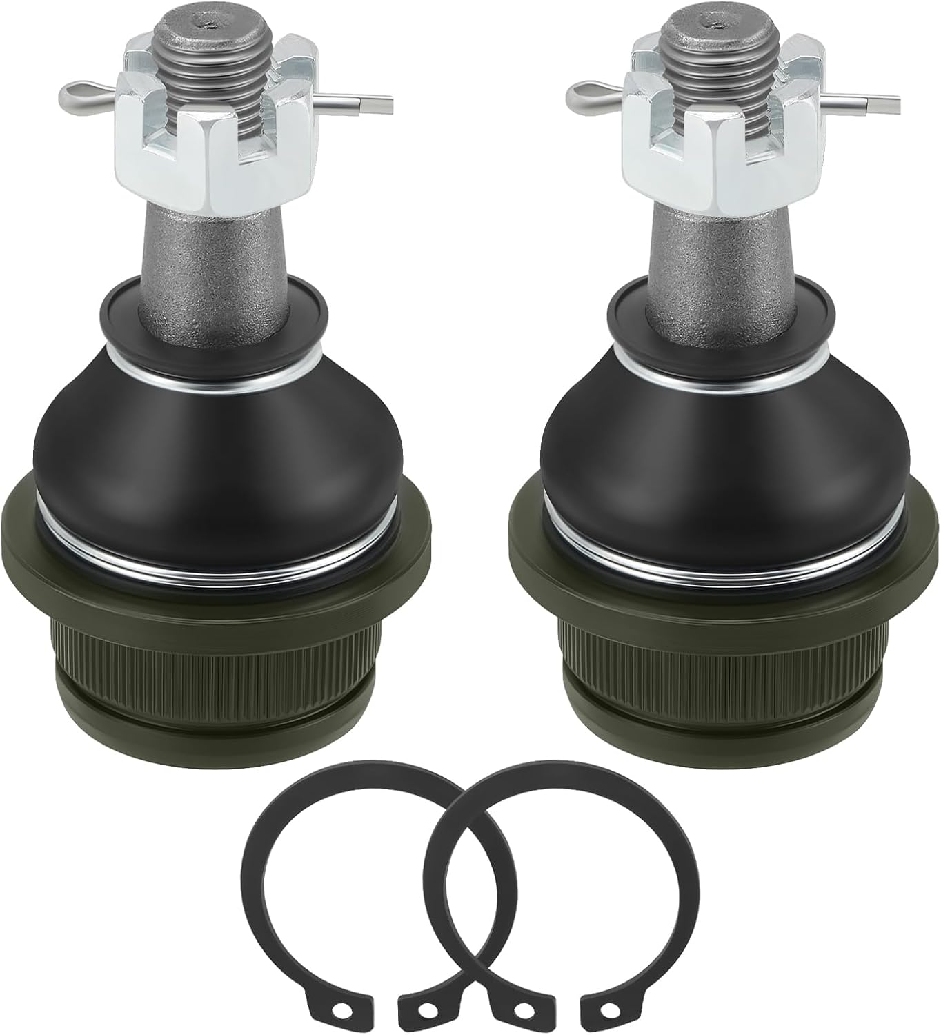 JAVIK 2Pcs Front Lower A Arm Ball Joint Compatible with Kawasaki 1990-2024 Mule 600 610 KAF400 KAF540 KAF620 KAF950 4000 4010 OEM# 59266-1080