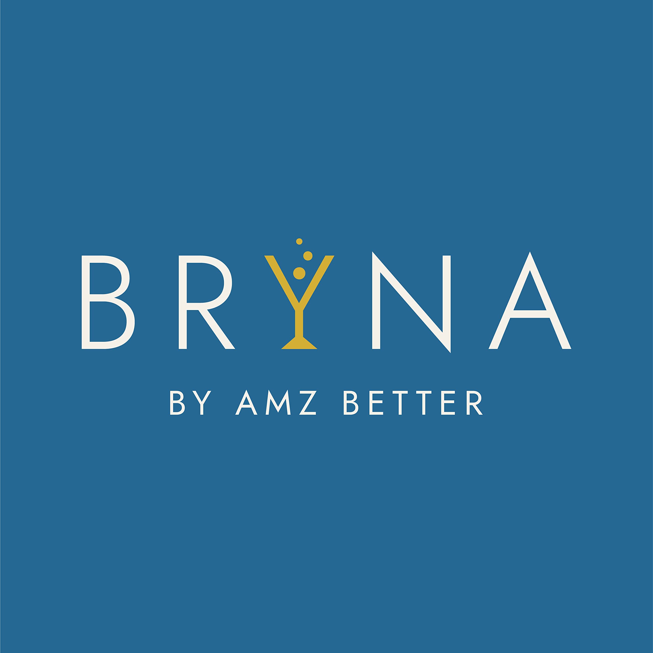 BRYNA - Set 6 Pezzi Bicchieri Croisiere da 25 Cl in Policarbonato (Plastica Rigida), 100% Design Italiano, Bicchieri Infrangibili, Calici Vino Riutilizzabili e Lavabili in Lavastoviglie, Bianco