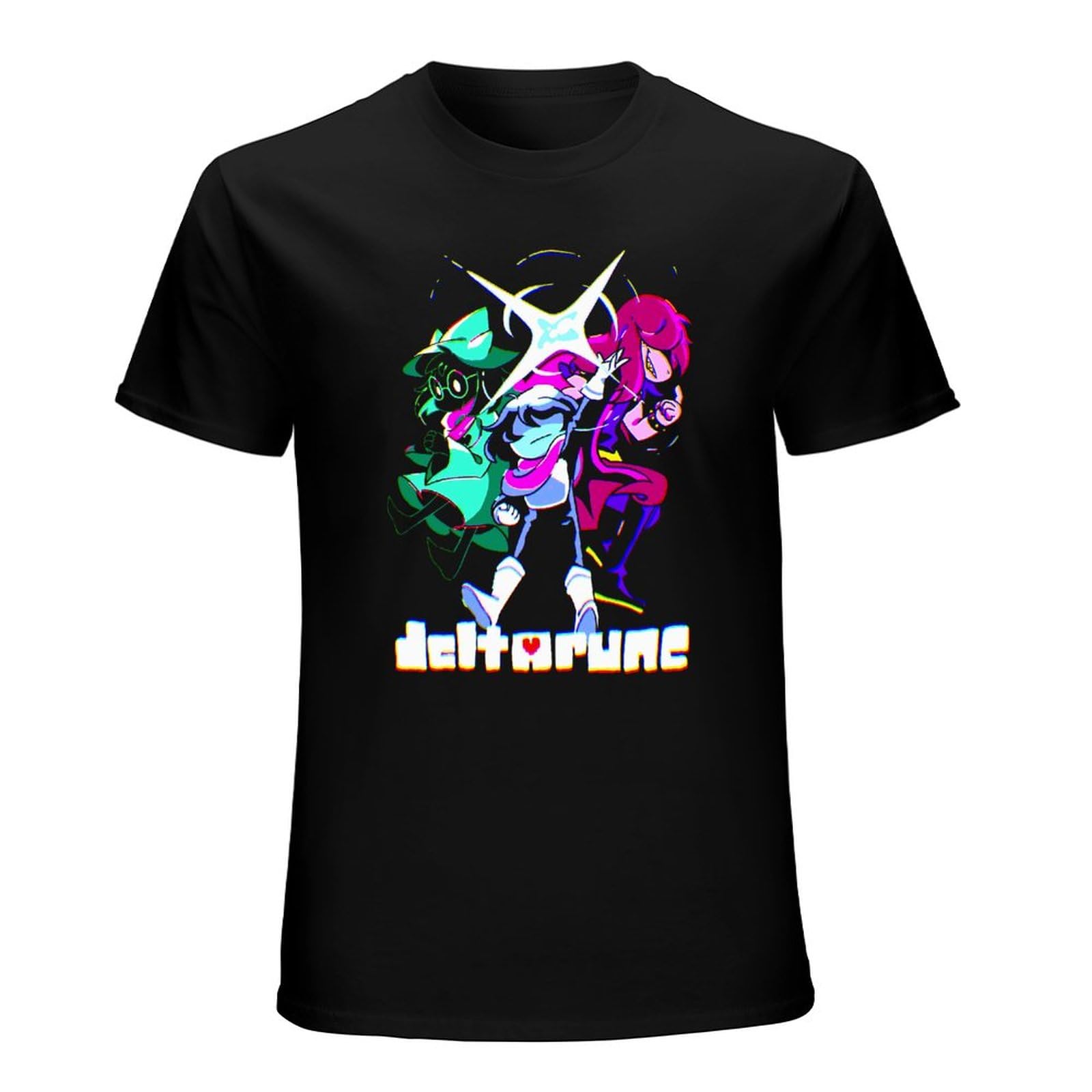 Shui Ti Du Men's Black Deltarune T-Shirt For Tee L