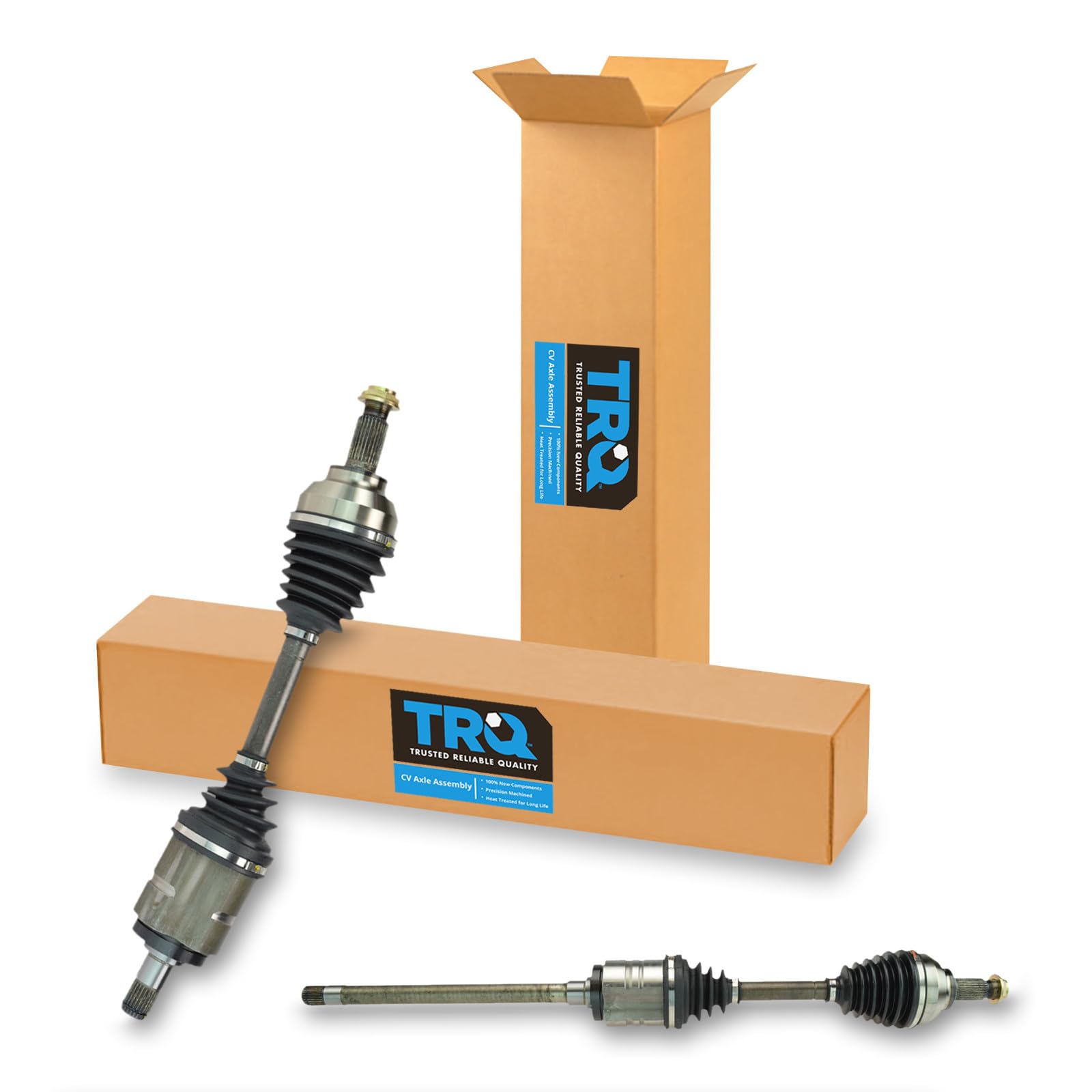 TRQ Front Driver and Passenger Side CV Axle Assembly Set 2 Piece
