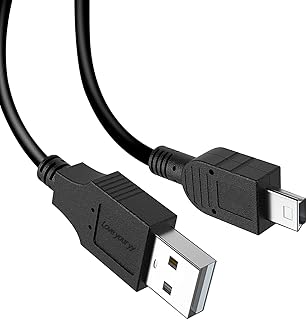 Mini USB Charger Charging Cable Cord for Dash Cam,6.6Ft Mini USB Dash Camera Mirror Dash Cam GPS Power Cord,Fit Garmin,CHORTAU,TOGUARD,Crosstour,Rexing V1/V1P,Vantrue N1/N2 Pro,GOODTS,Pruveeo,etc