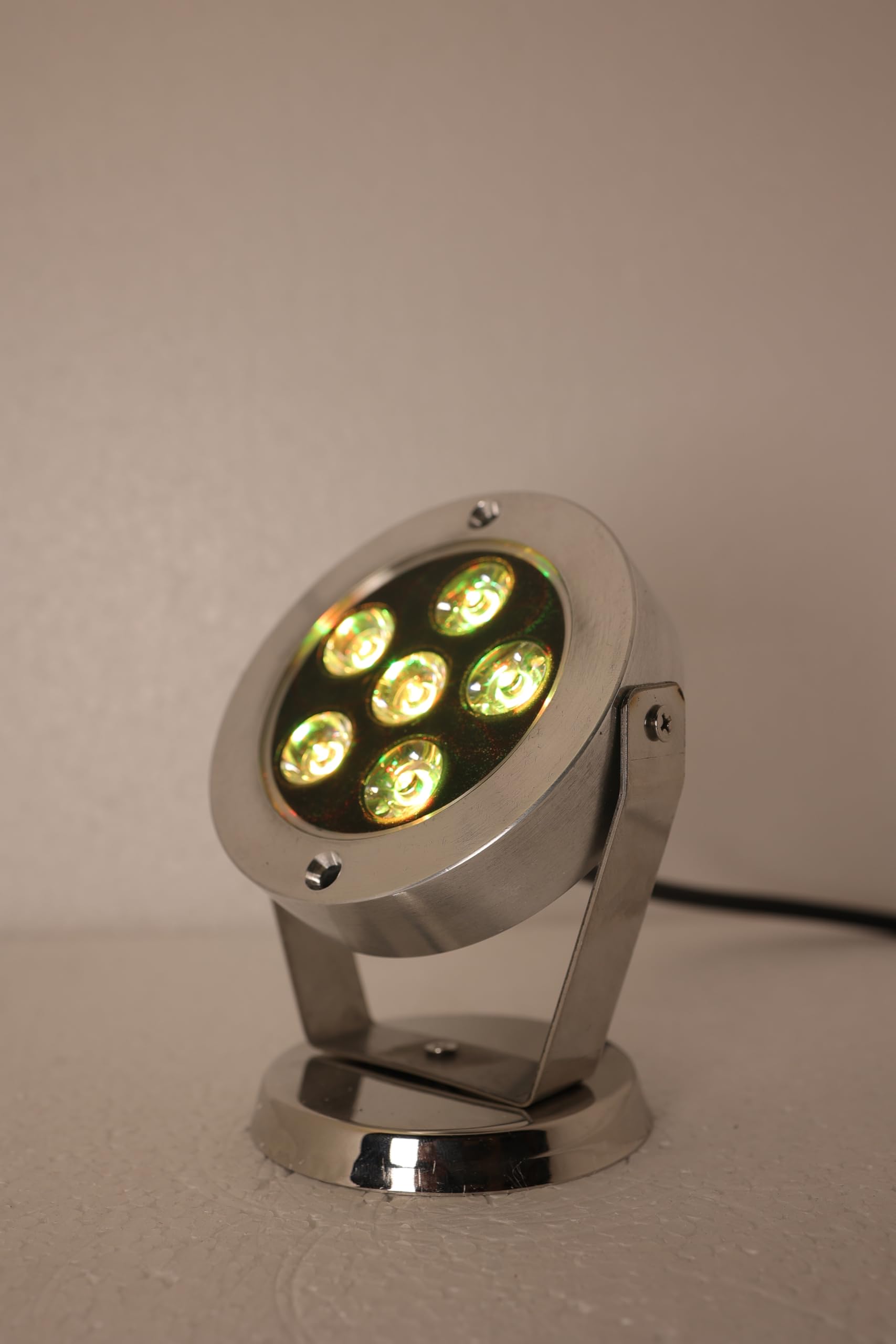 OM SHAKTI ENTERPRISE®,6 LED Fountain Light Aluminium Underwater Light Warm White Colour with SMPS and Ip68 Waterproof (1 PCS)-image-43