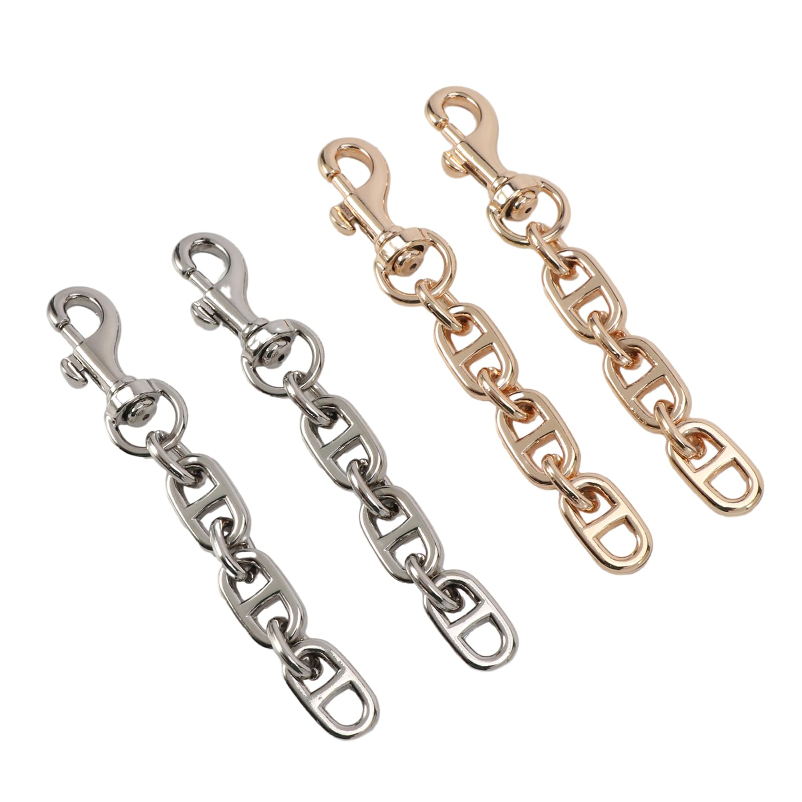 4 Colores Bronce Oro Platino Correas De Cadena Para Bolso - 8 Unidades, 120 Cm, 4 Colores, Hebillas De Metal Cadena Bolso
