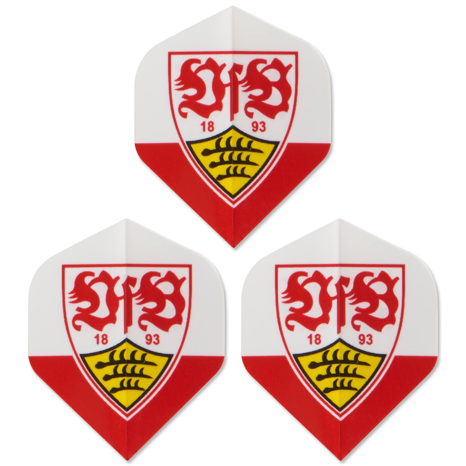 VfB 3-er Dartpfeile mit Ledertasche