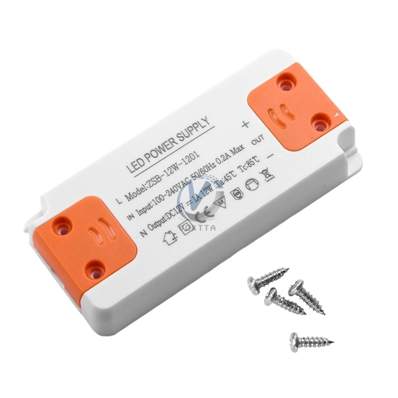Sterownik LED 12 V Ultra cienki transformator oświetleniowy Sterownik napięcia stałego Zasilanie 12 W 18 W 24 W 36 W AC185-260V(24W)